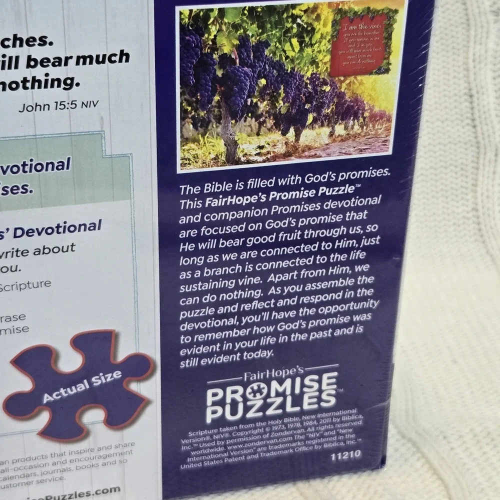 SEALED NEW Gods Fruitfulness‎ JIGSAW PUZZLE 300 LARGE Pc. Bonus Poster 18